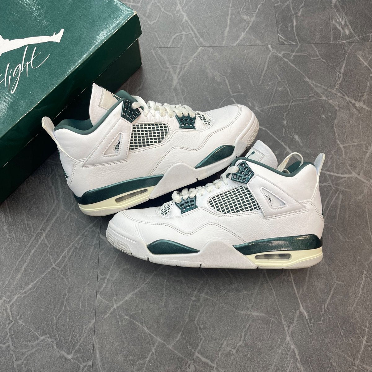 Jordan 4 Retro Oxidized Green (Size 9) (Lightly Worn)