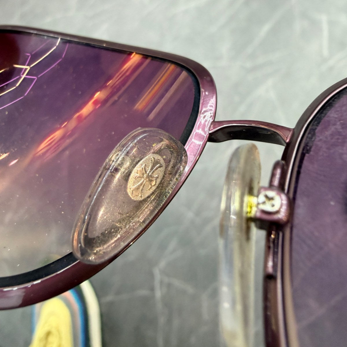 Chrome Hearts Pink Candle Sunglasses - Image 7