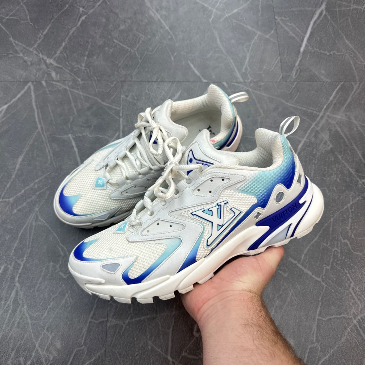 Louis Vuitton Runner Tatic 'White Blue' - Image 3