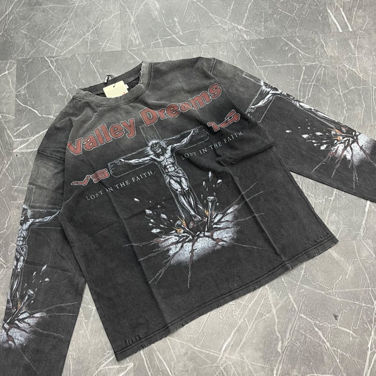 Vale Forever Concrete Cross Long Sleeve - Image 2