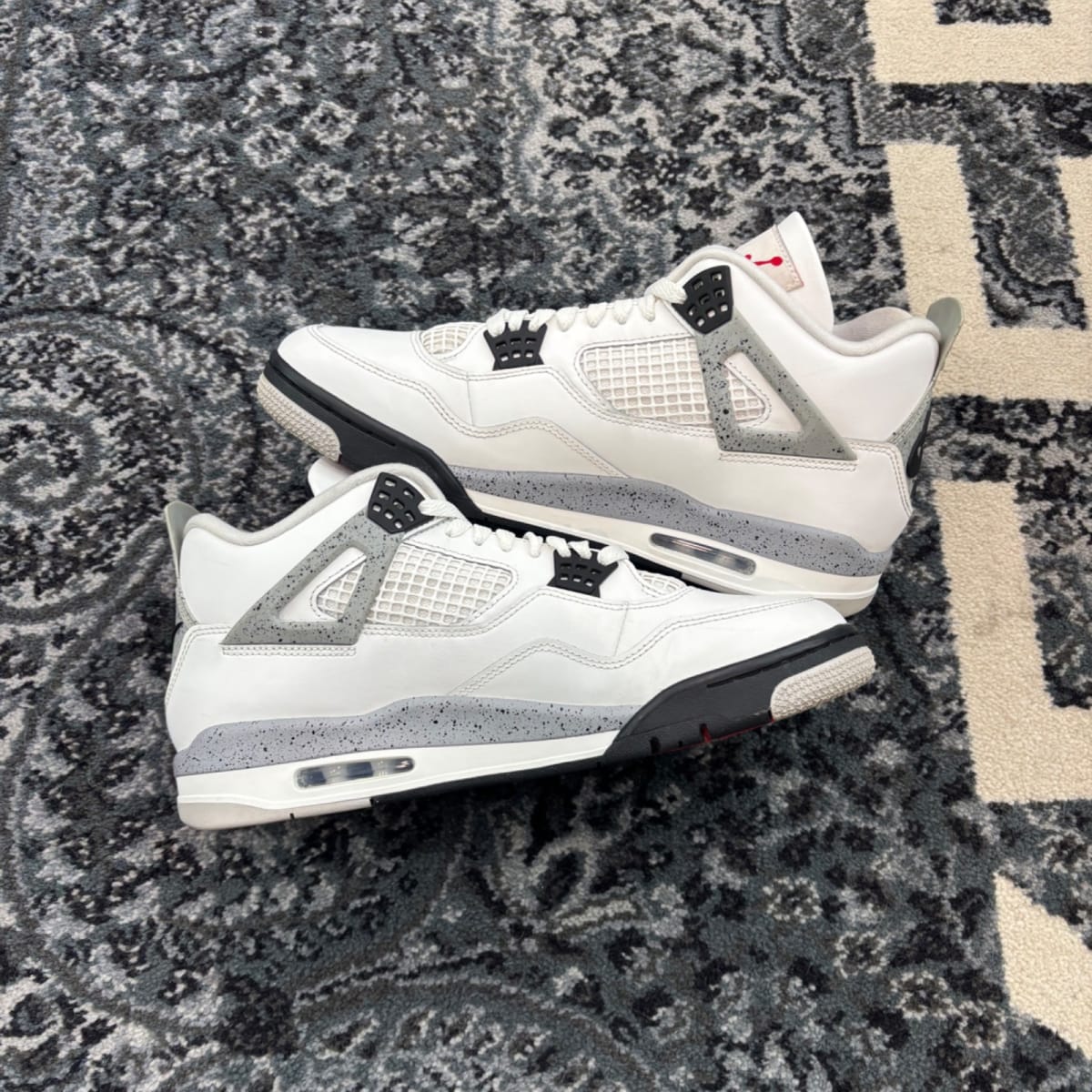 Jordan 4 Retro White Cement (2025) (Size 11.5) (Lightly Worn)