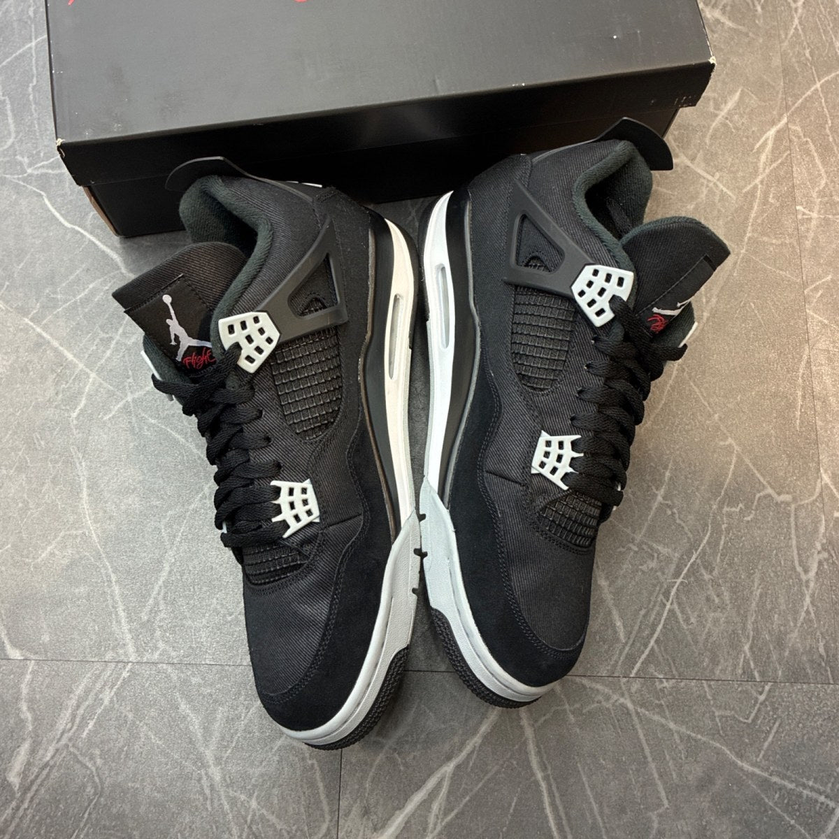 Jordan 4 Retro SE Black Canvas - Image 2