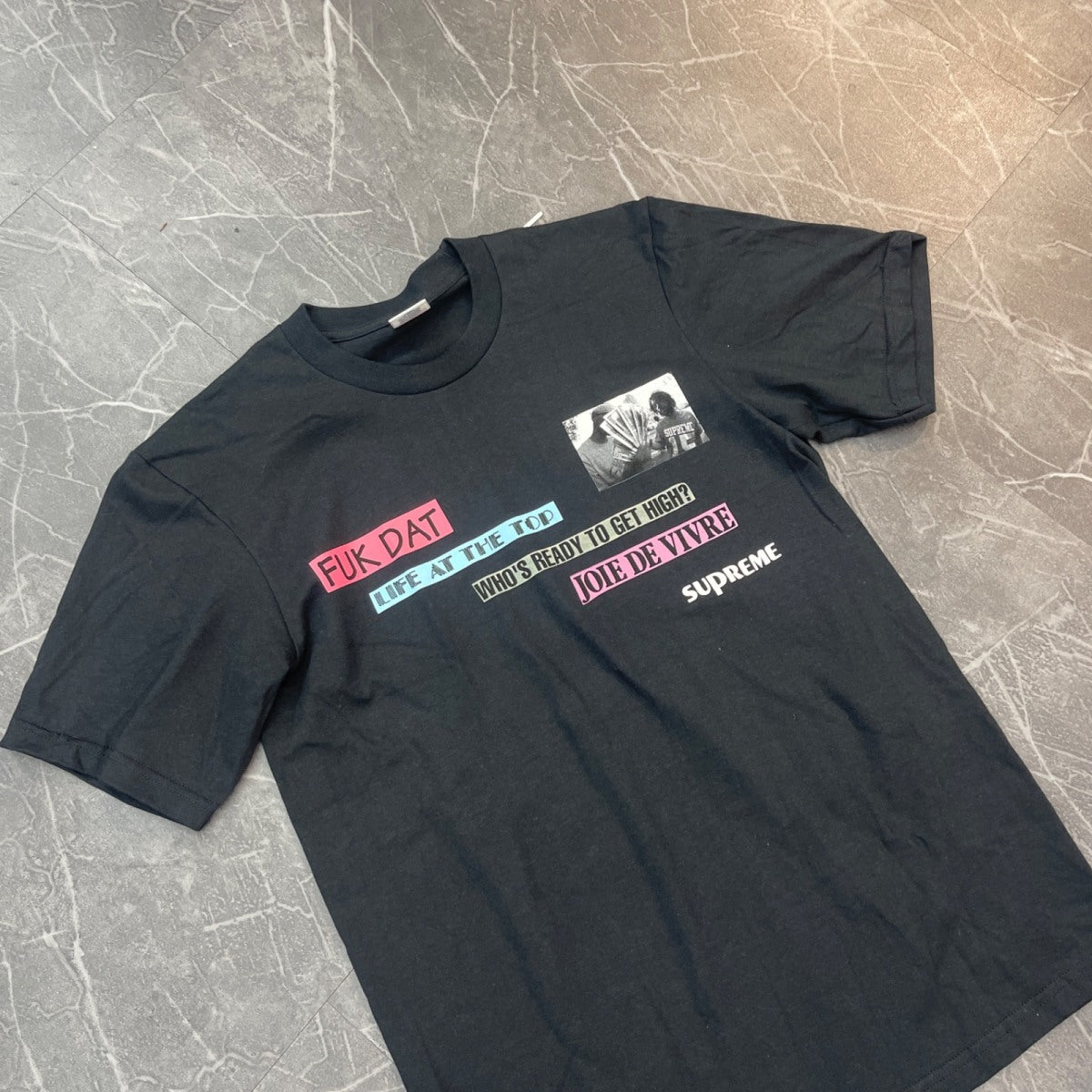 Supreme Joie De Vivre Tee Black - Image 2