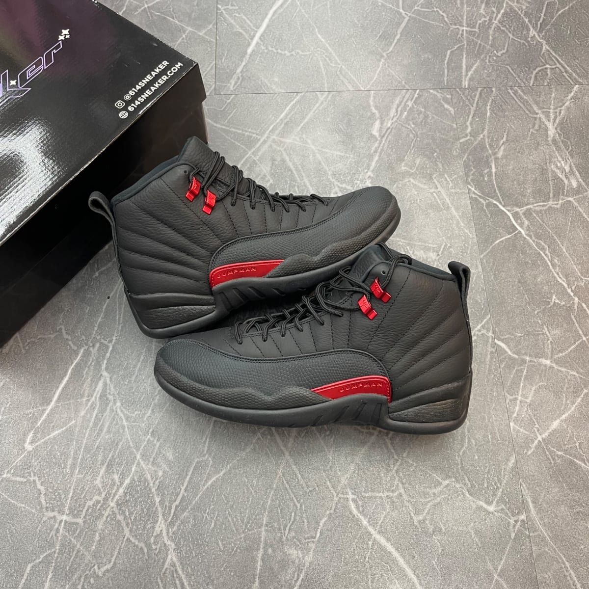 Jordan 12 Retro Bloodline (Size 9) (Lightly Worn)