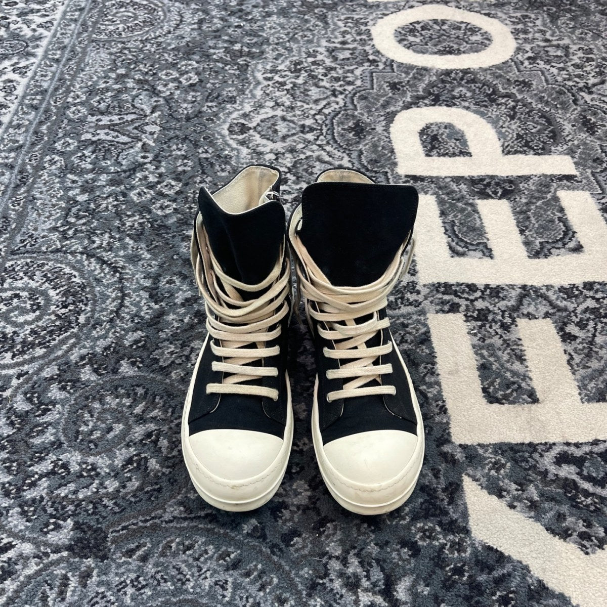 Rick Owens Hollywood DRKSHDW High 'Black Milk' - Image 3