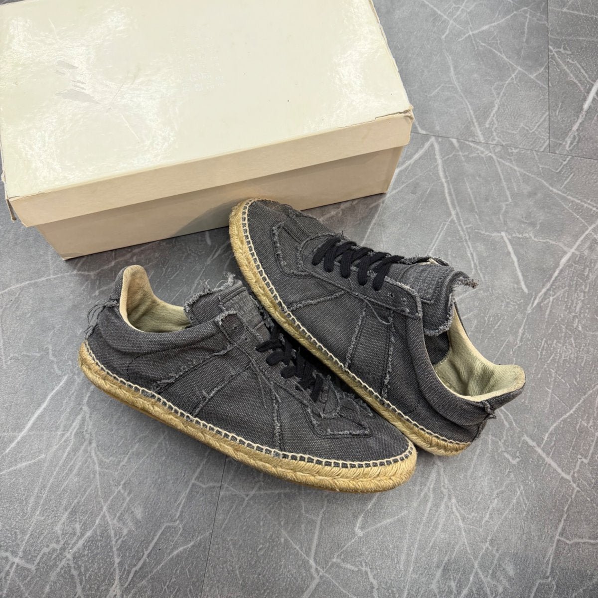 Maison Margiela Replica Espadrilles Grey