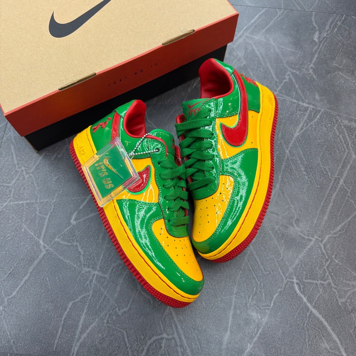 Nike Air Force 1 Low Lil Yachty Concrete Boys Lucky Green - Image 1