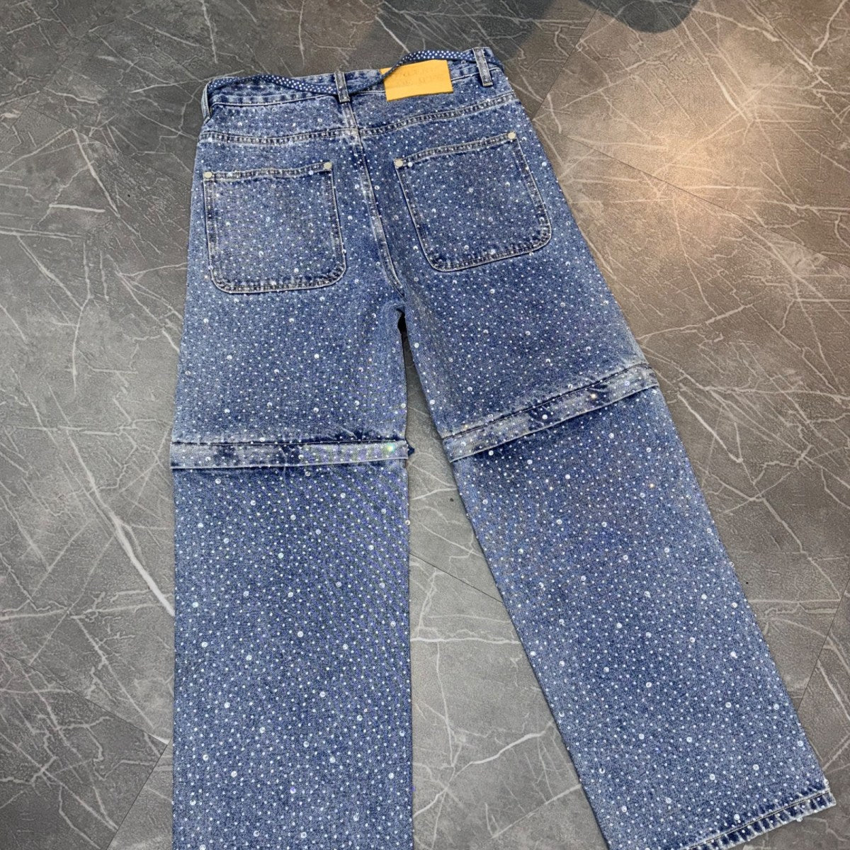 Galeria De Jefe Crystal Double Knee Denim - Image 3
