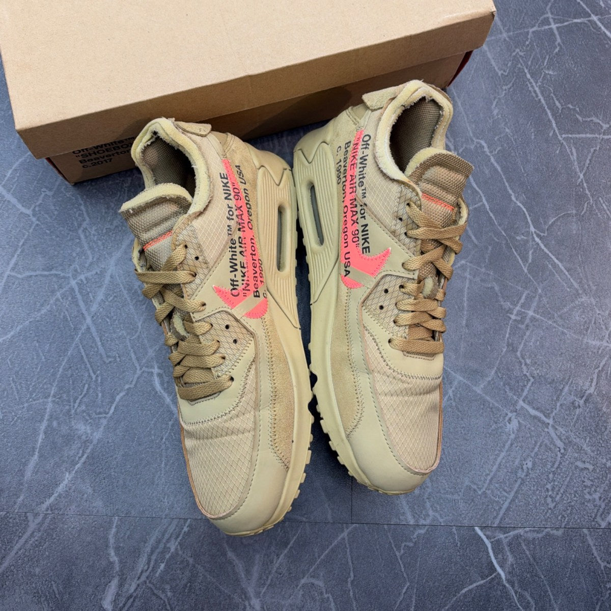 Nike Air Max 90 Off-White Desert Ore - Image 2