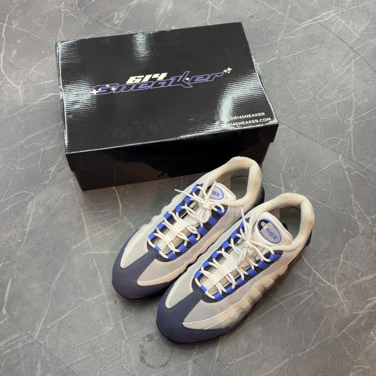 Nike Air Max 95 OG Big Bubble Photon Dust Purple Dynasty - Image 6