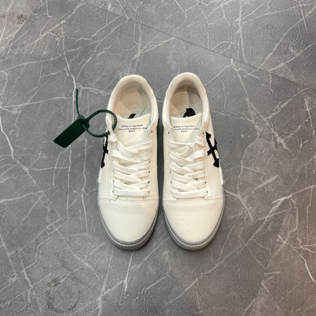 OFF-WHITE Vulc Low White Black Grey (Women's) - Image 3