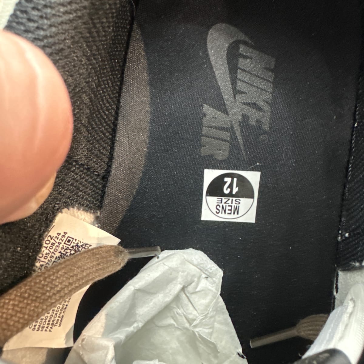 Jordan 1 Retro Low OG Mocha (Size 12) (Tried On)