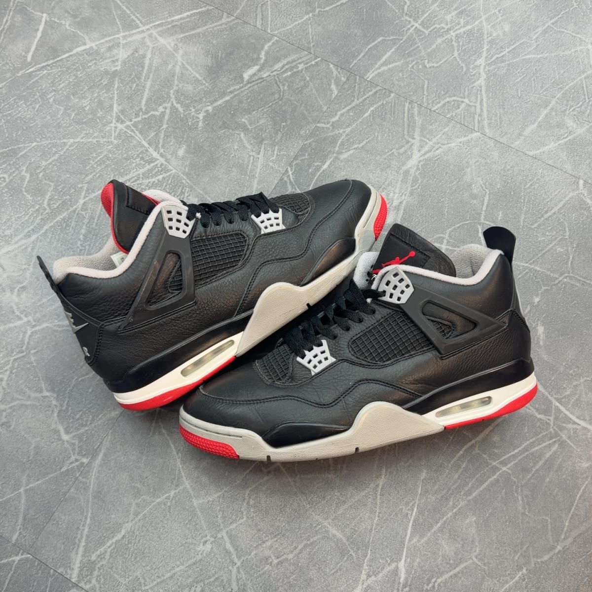 Jordan 4 Retro Bred Reimagined (Size 12) (Lightly Worn)