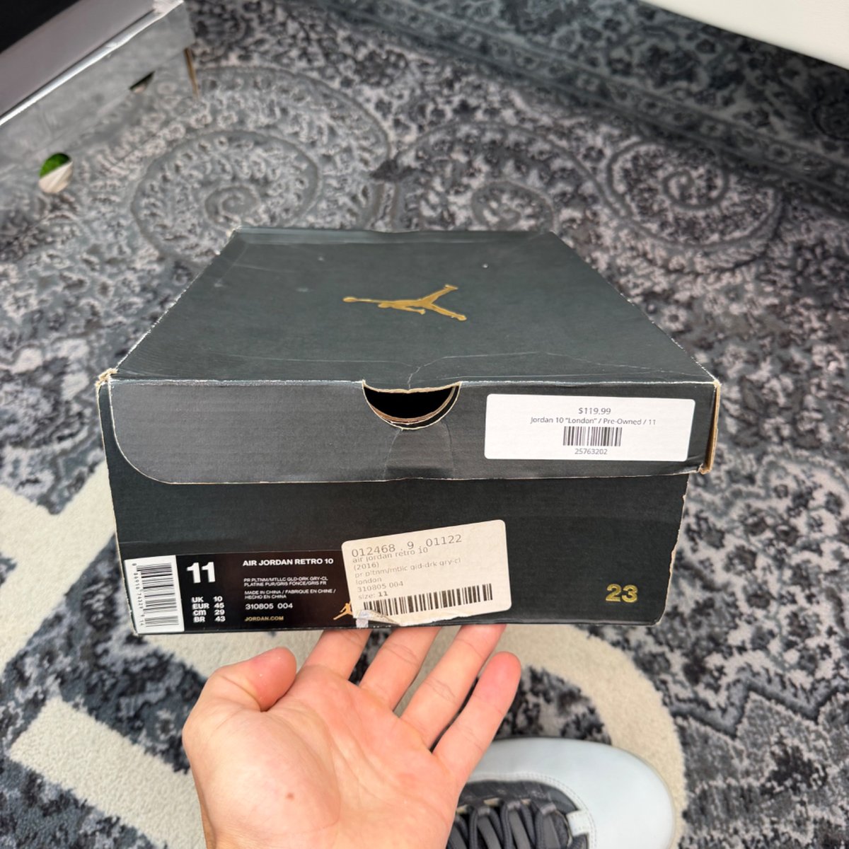 Jordan 10 Retro London (Size 11) (Lightly Worn)
