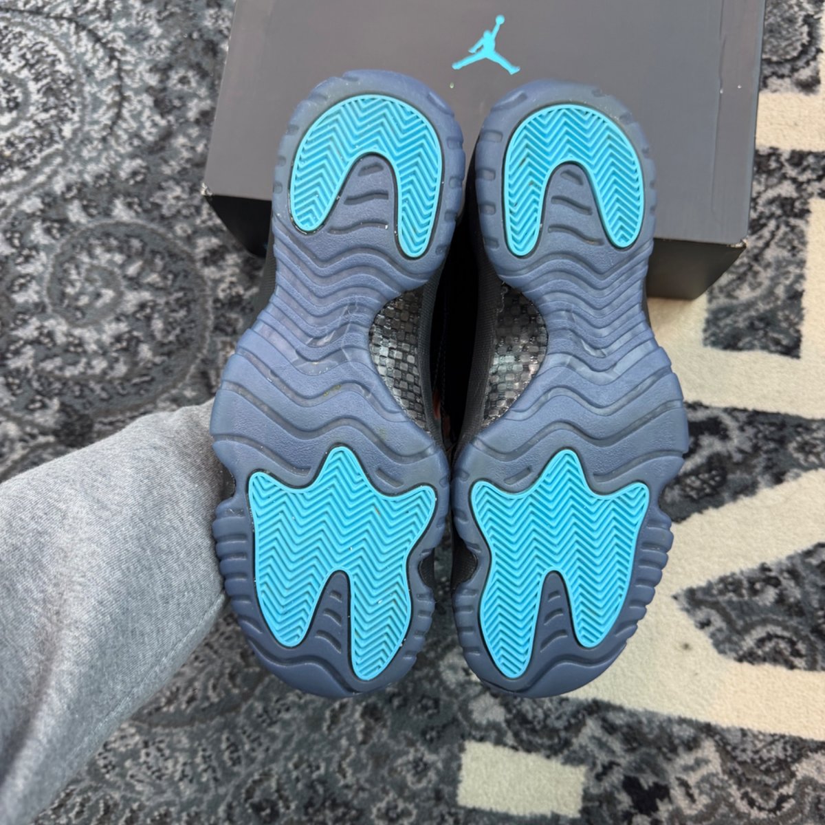 Jordan 11 Retro Gamma Blue (2025) - sole