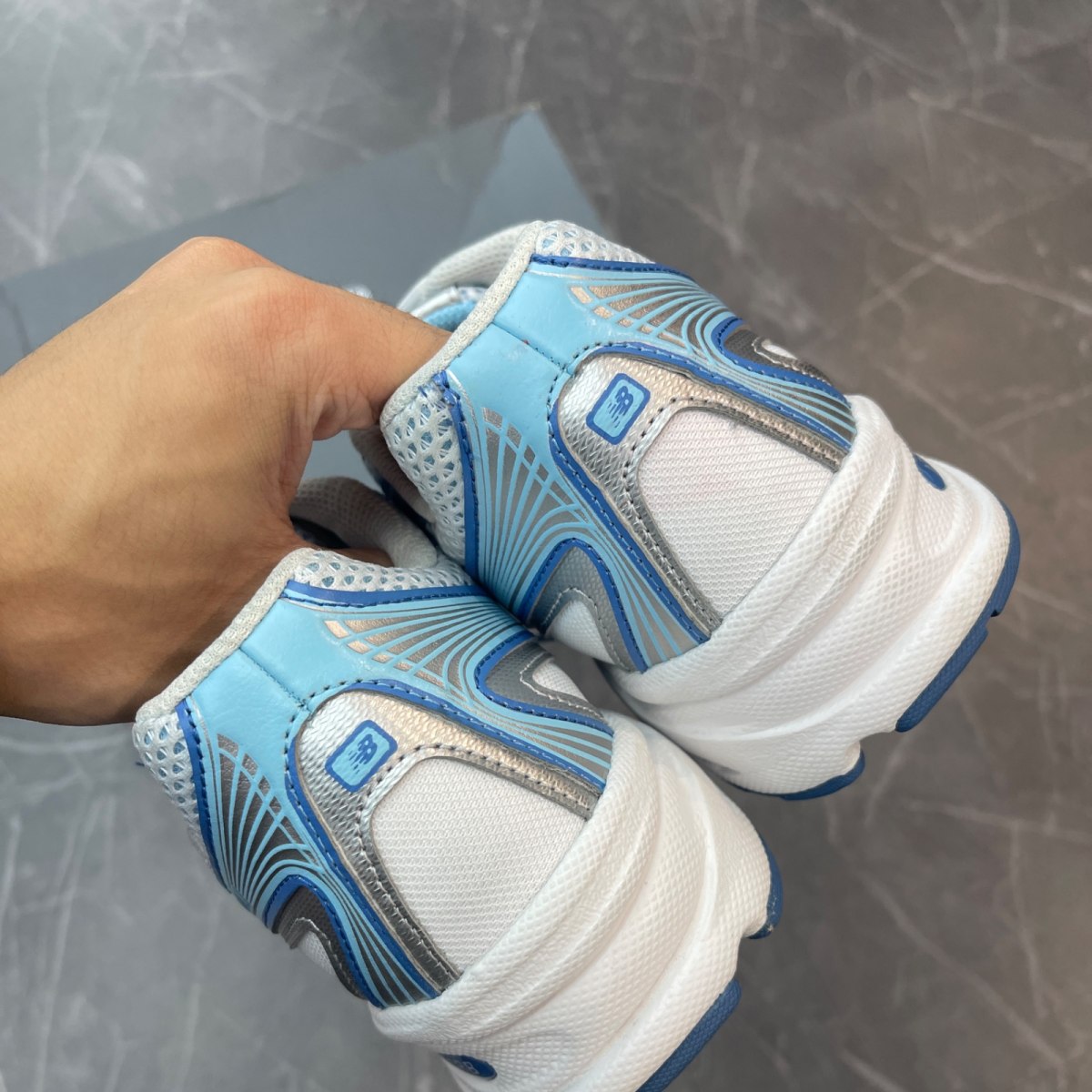 New Balance 740v2 Blue Agate White - Image 4