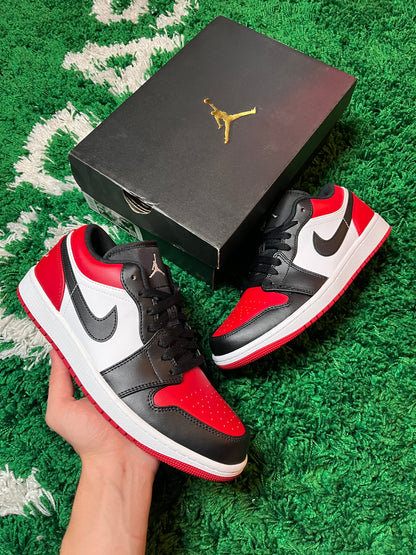 Jordan 1 Low Bred Toe 614Sneaker