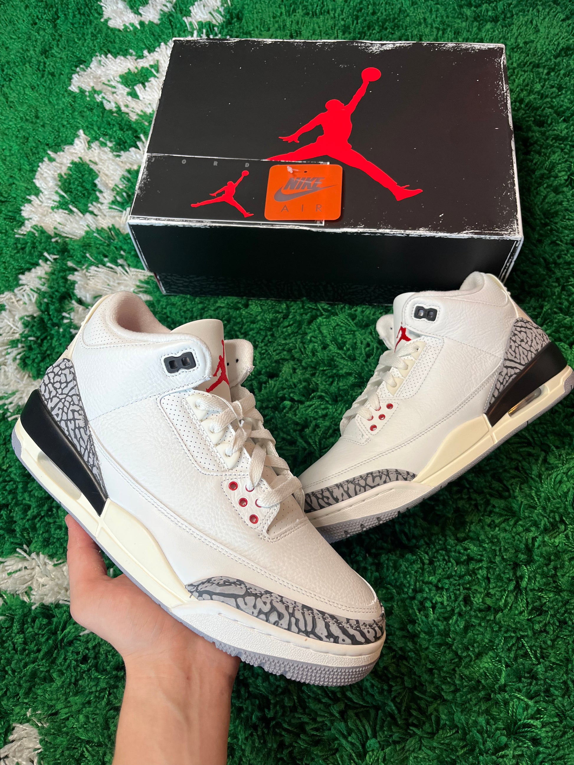 Jordan fashion cement 3 white